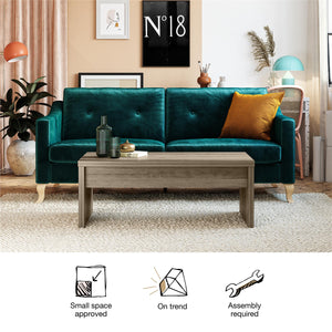 Mr. Kate Winston Lift Top Coffee Table - Rustic Oak