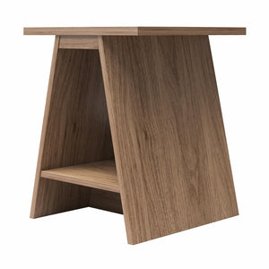 Ameriwood Home Danton A-Frame End Tables, Set of 2 - Danish Walnut