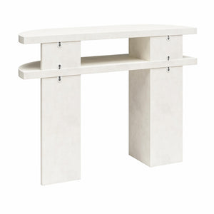 Ameriwood Home Daytona Modern Console Table - Plaster