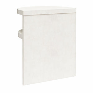 Ameriwood Home Daytona Modern Semicircle End Tables, Set of 2 - Plaster