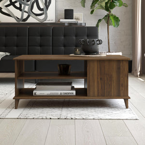 Ameriwood Home Farnsworth Coffee Table - Columbia Walnut