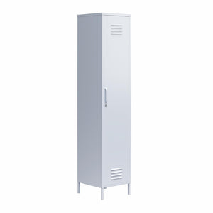 Novogratz Cache 1-Door Tall Single Metal Locker Style Storage Cabinet - Powder Blue