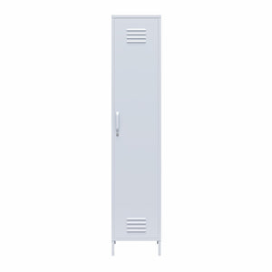 Novogratz Cache 1-Door Tall Single Metal Locker Style Storage Cabinet - Powder Blue