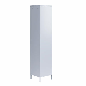 Novogratz Cache 1-Door Tall Single Metal Locker Style Storage Cabinet - Powder Blue