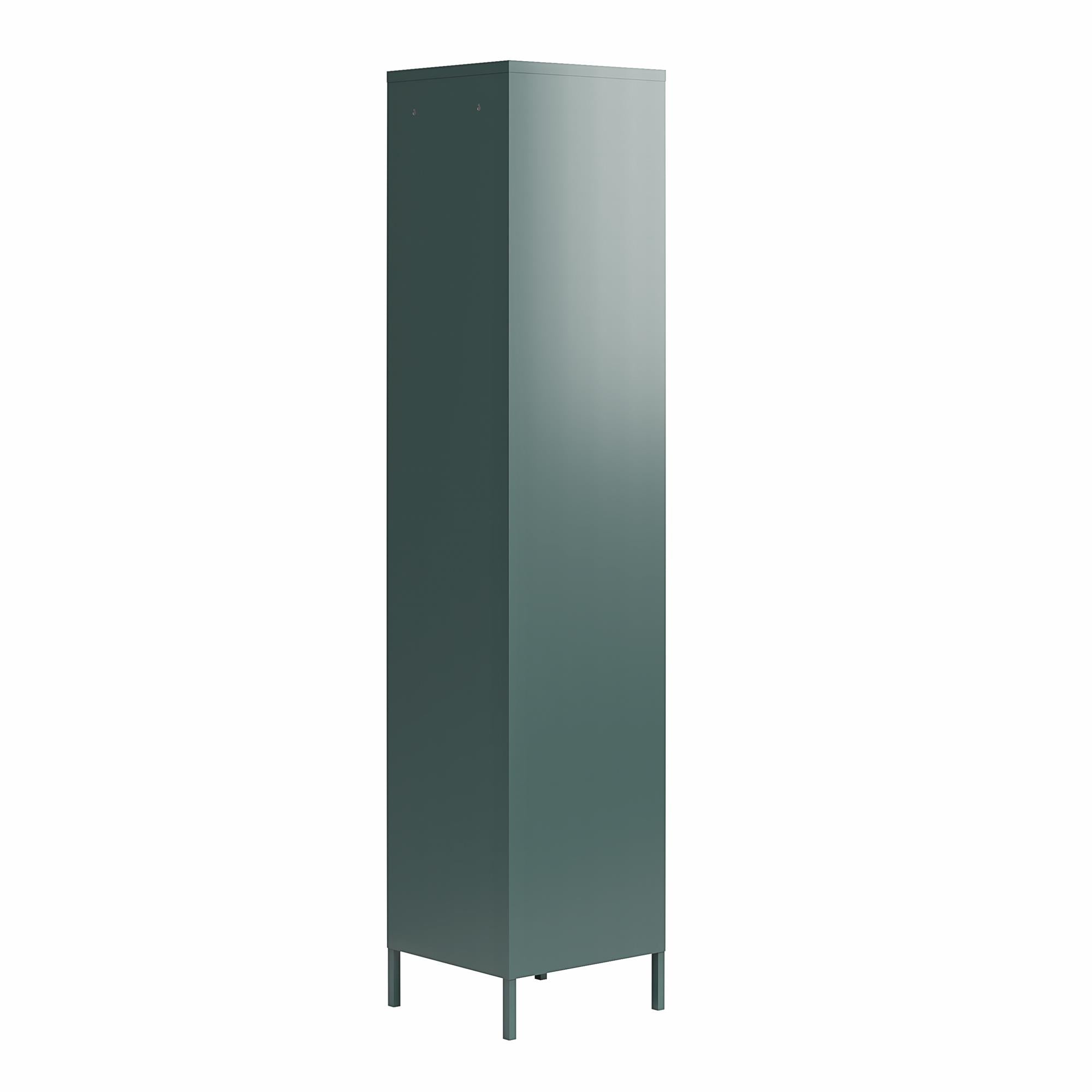 Novogratz Cache 1-Door Tall Single Metal Locker Style Storage Cabinet - Hunter Green