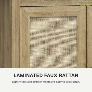 Ameriwood Home Wimberly Tall 1-Door Cabinet - Natural