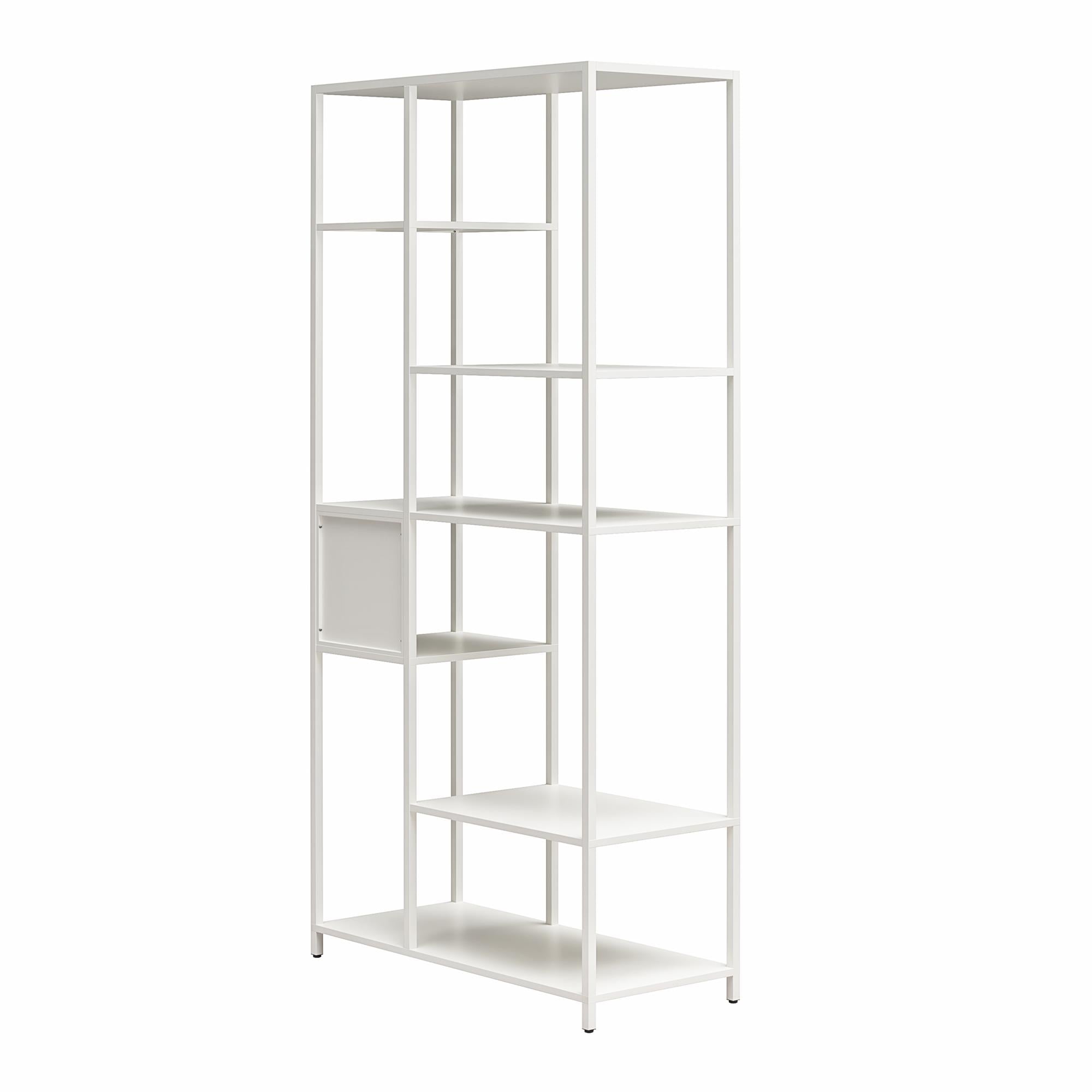 Systembuild Evolution Mission District Metal Bookcase Room Divider - White