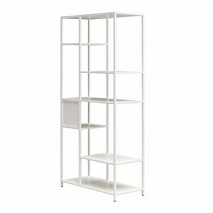 Systembuild Evolution Mission District Metal Bookcase Room Divider - White