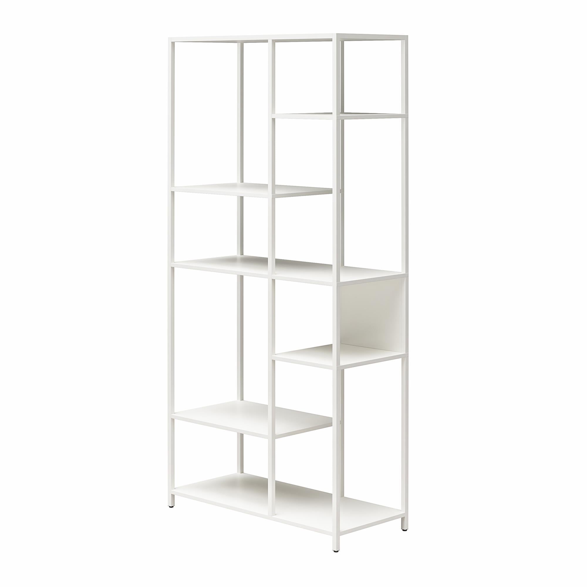 Systembuild Evolution Mission District Metal Bookcase Room Divider - White