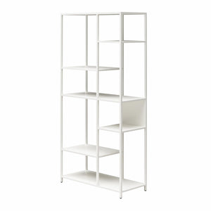 Systembuild Evolution Mission District Metal Bookcase Room Divider - White