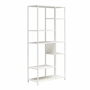 Systembuild Evolution Mission District Metal Bookcase Room Divider - White