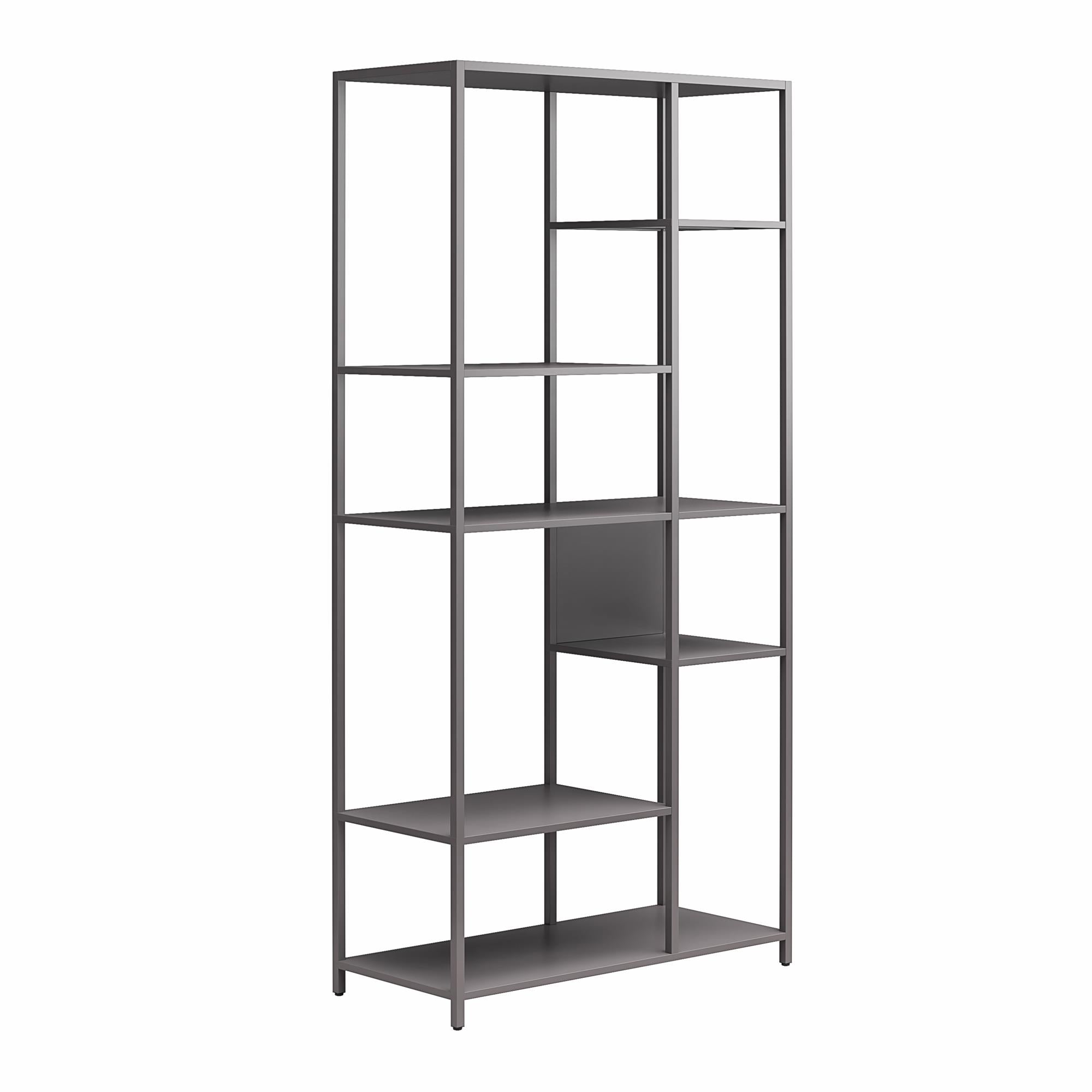Systembuild Evolution Mission District Metal Bookcase Room Divider - Graphite Grey