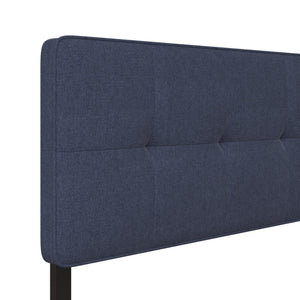 RealRooms Tyler Upholstered Bed - Blue - Full