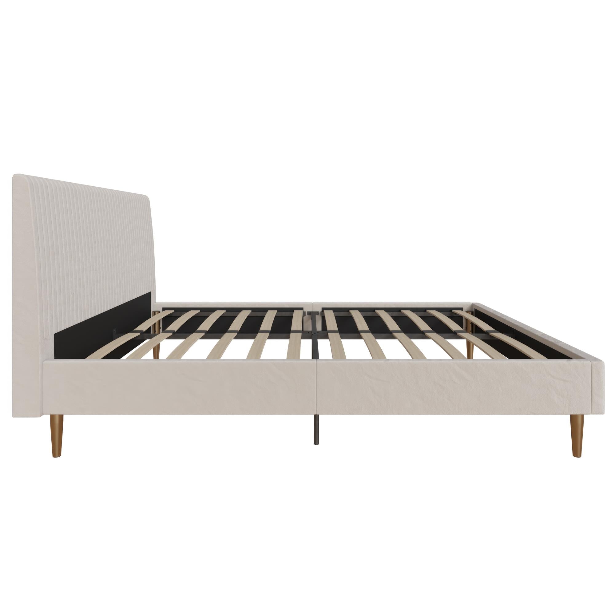 Mr. Kate Daphne Upholstered Bed - Ivory - Queen