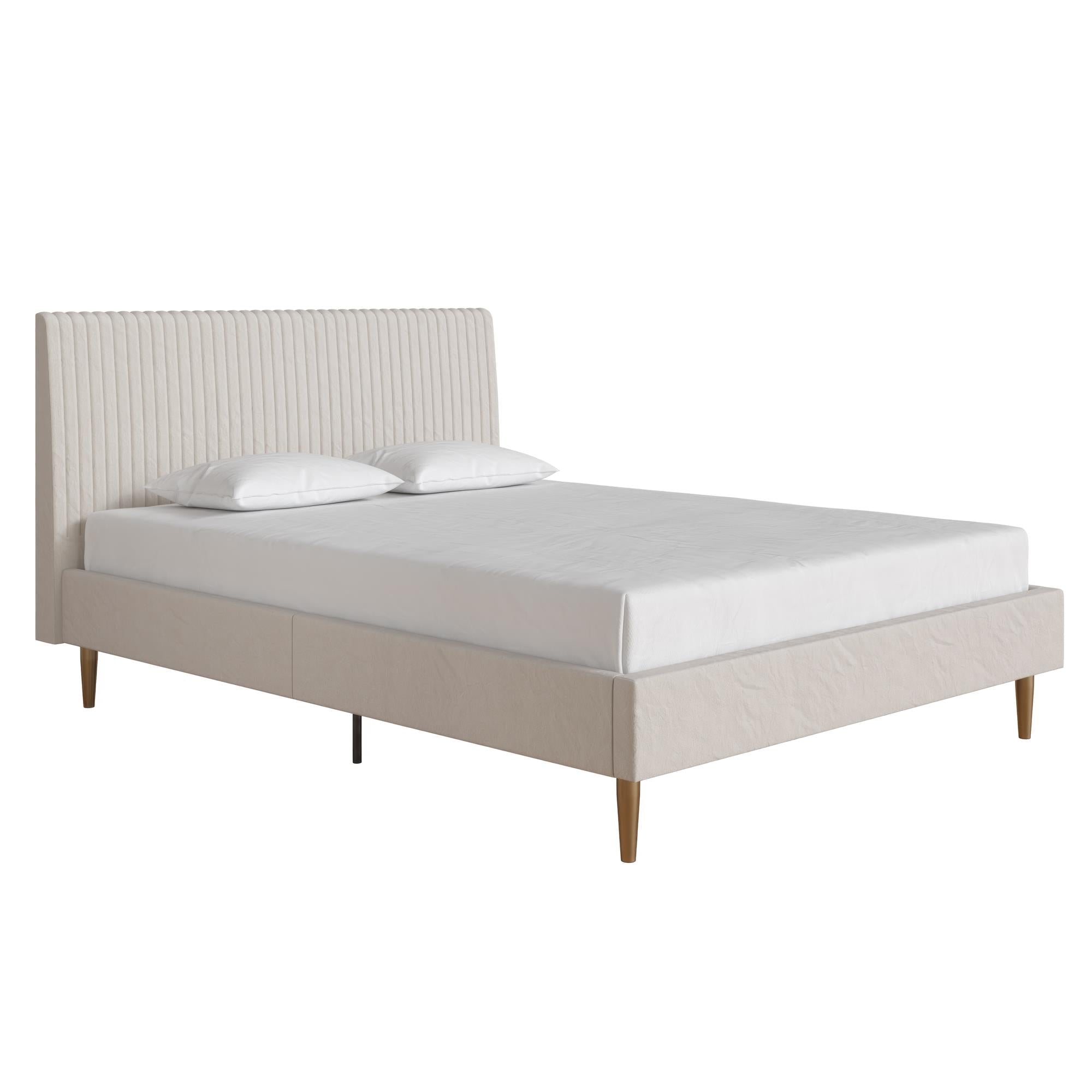 Mr. Kate Daphne Upholstered Bed - Ivory - Queen