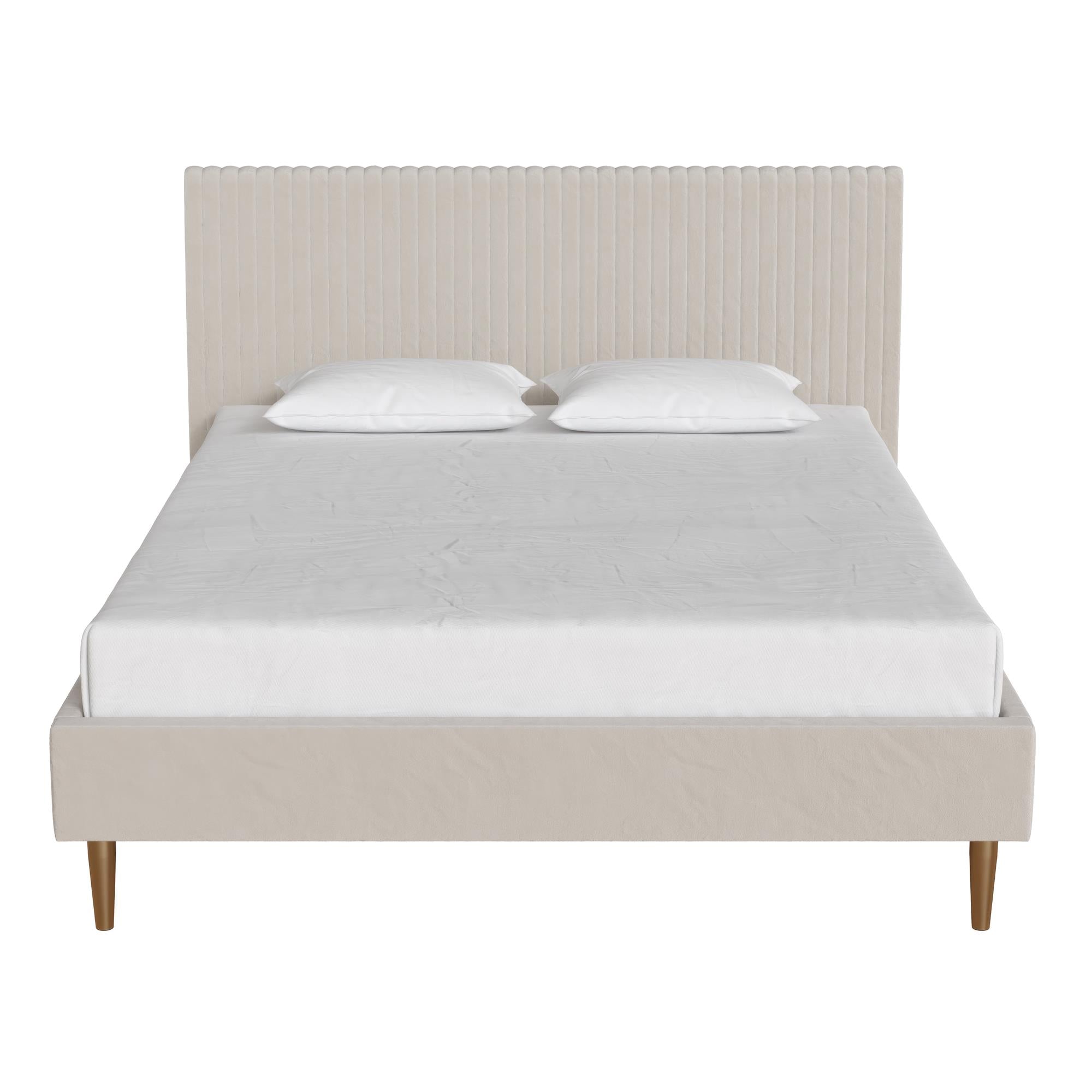 Mr. Kate Daphne Upholstered Bed - Ivory - Queen