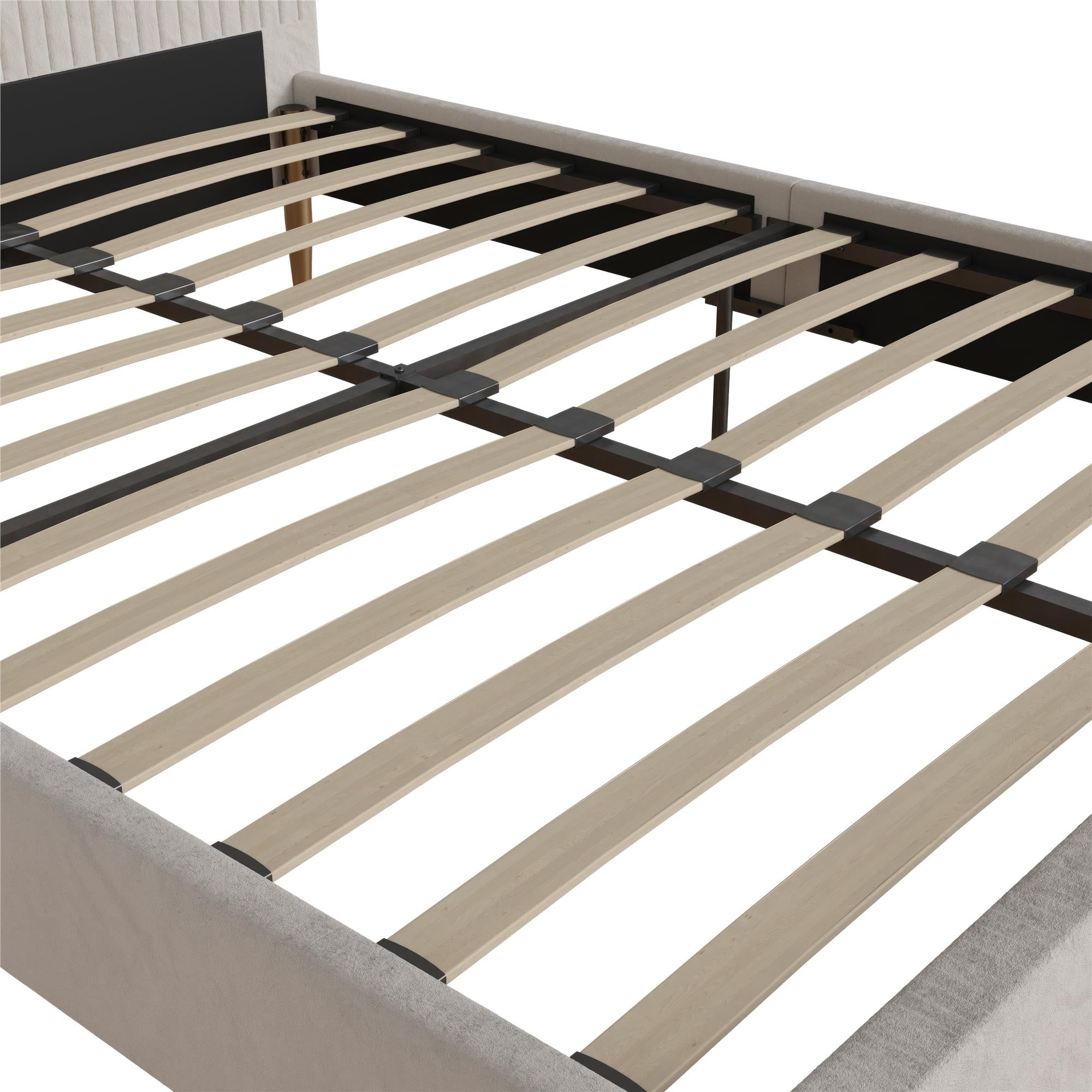 Mr. Kate Daphne Upholstered Bed - Ivory - Queen