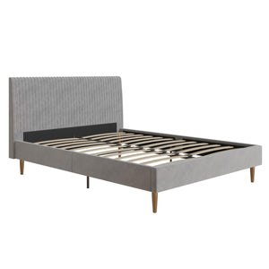 Mr. Kate Daphne Upholstered Bed - Light Gray - Queen