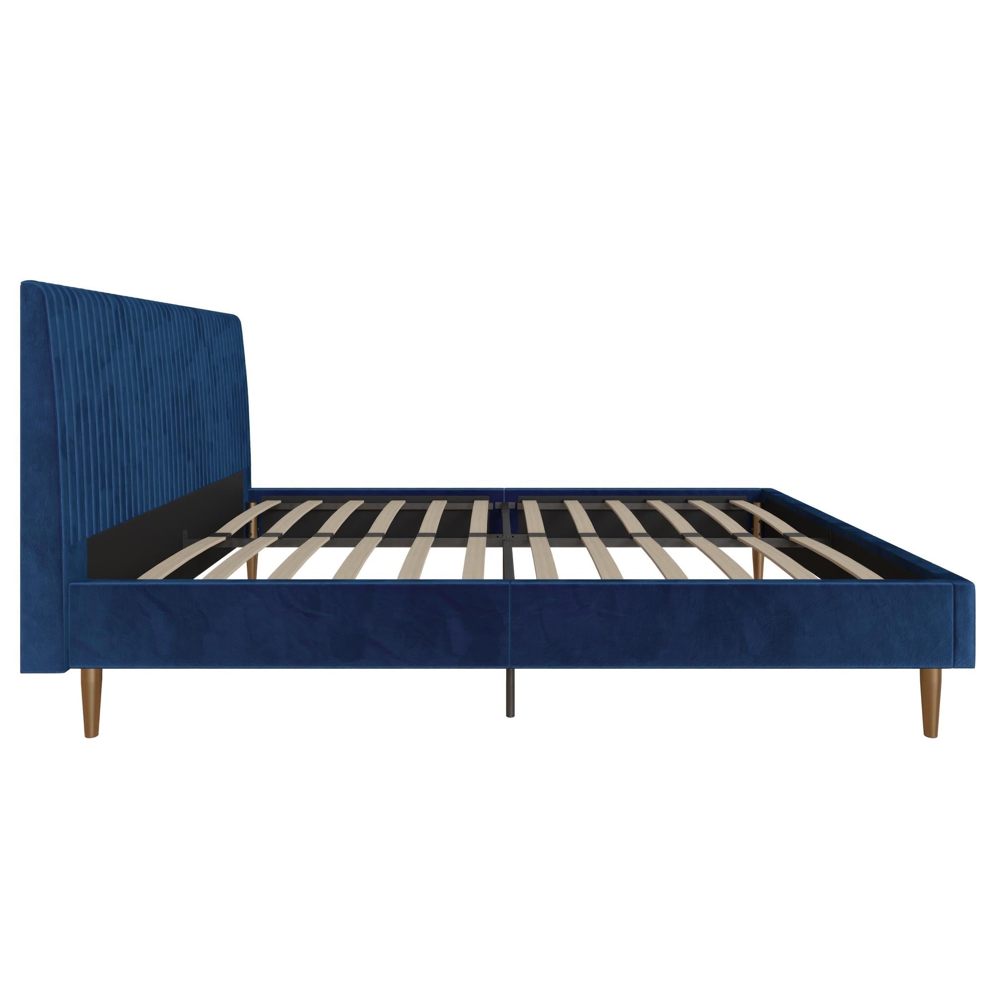 Mr. Kate Daphne Upholstered Bed - Blue - Queen