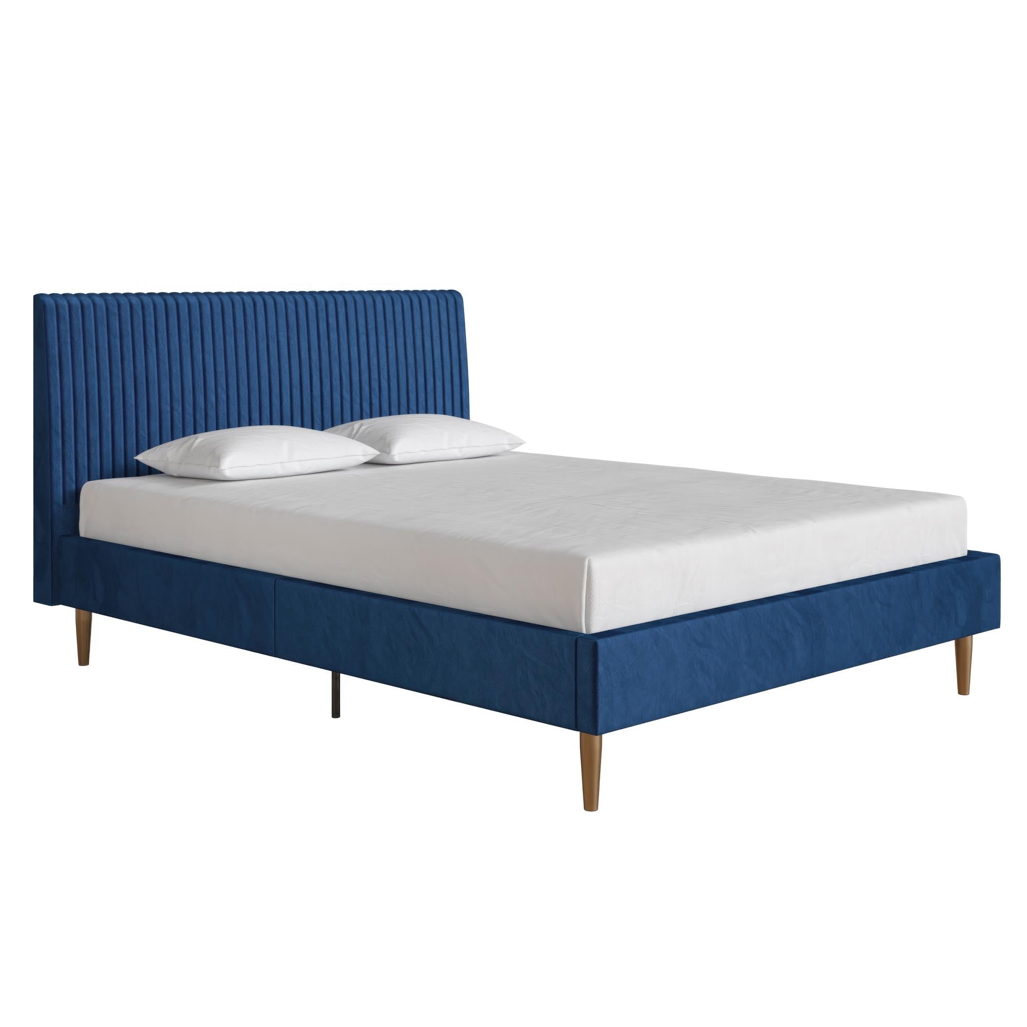 Mr. Kate Daphne Upholstered Bed - Blue - Queen