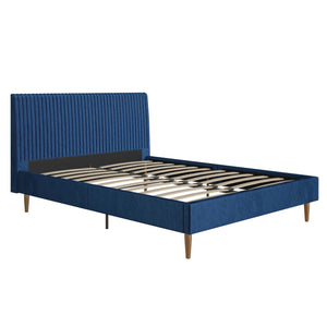 Mr. Kate Daphne Upholstered Bed - Blue - Queen