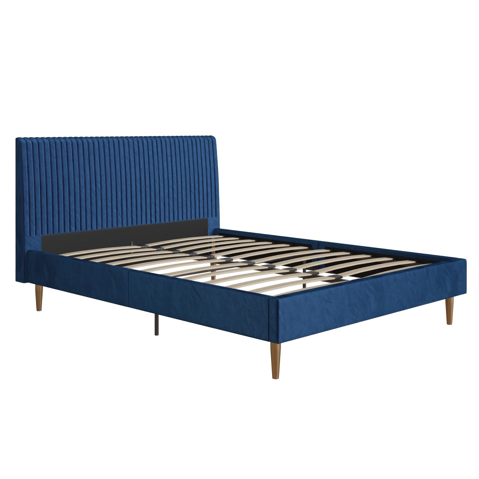 Mr. Kate Daphne Upholstered Bed - Blue - Queen