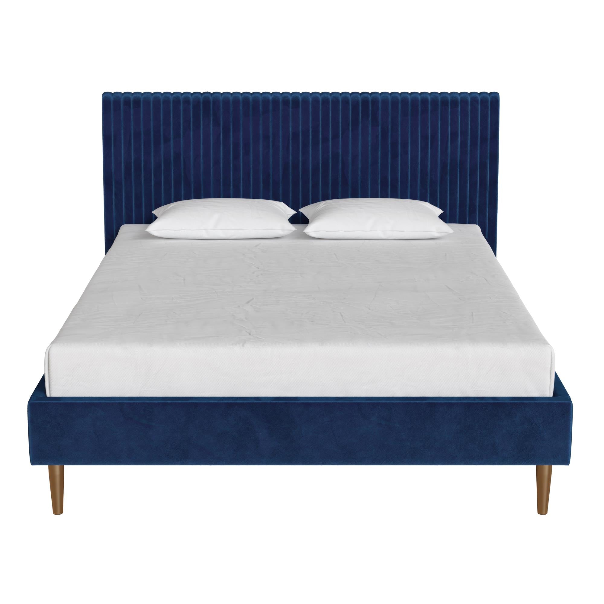 Mr. Kate Daphne Upholstered Bed - Blue - Queen