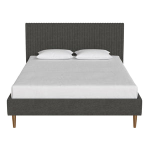 Mr. Kate Daphne Upholstered Bed - Dark Gray - Full
