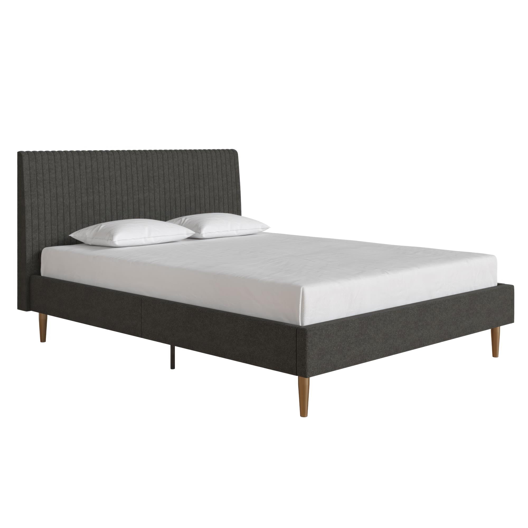 Mr. Kate Daphne Upholstered Bed - Dark Gray - Queen