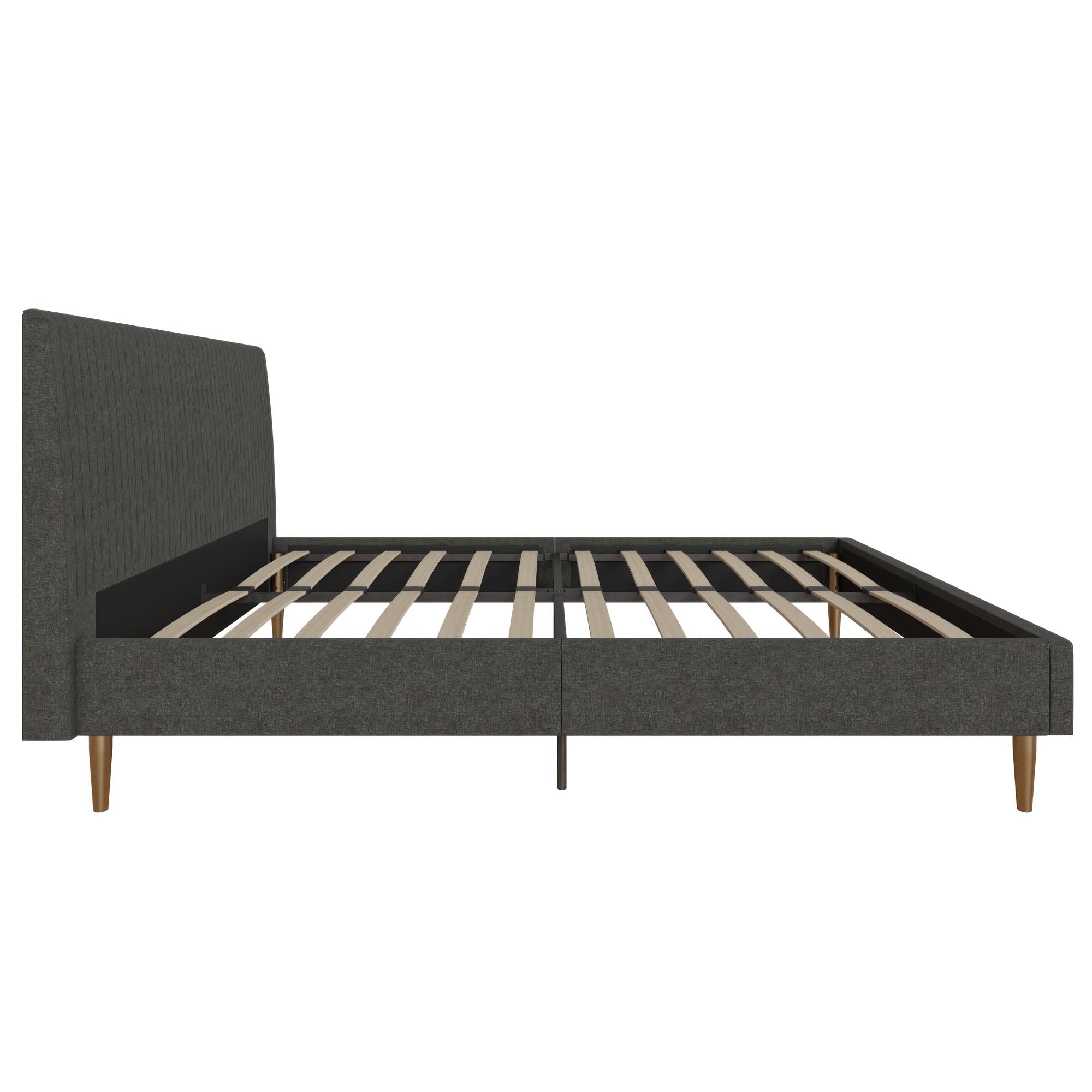Mr. Kate Daphne Upholstered Bed - Dark Gray - Queen