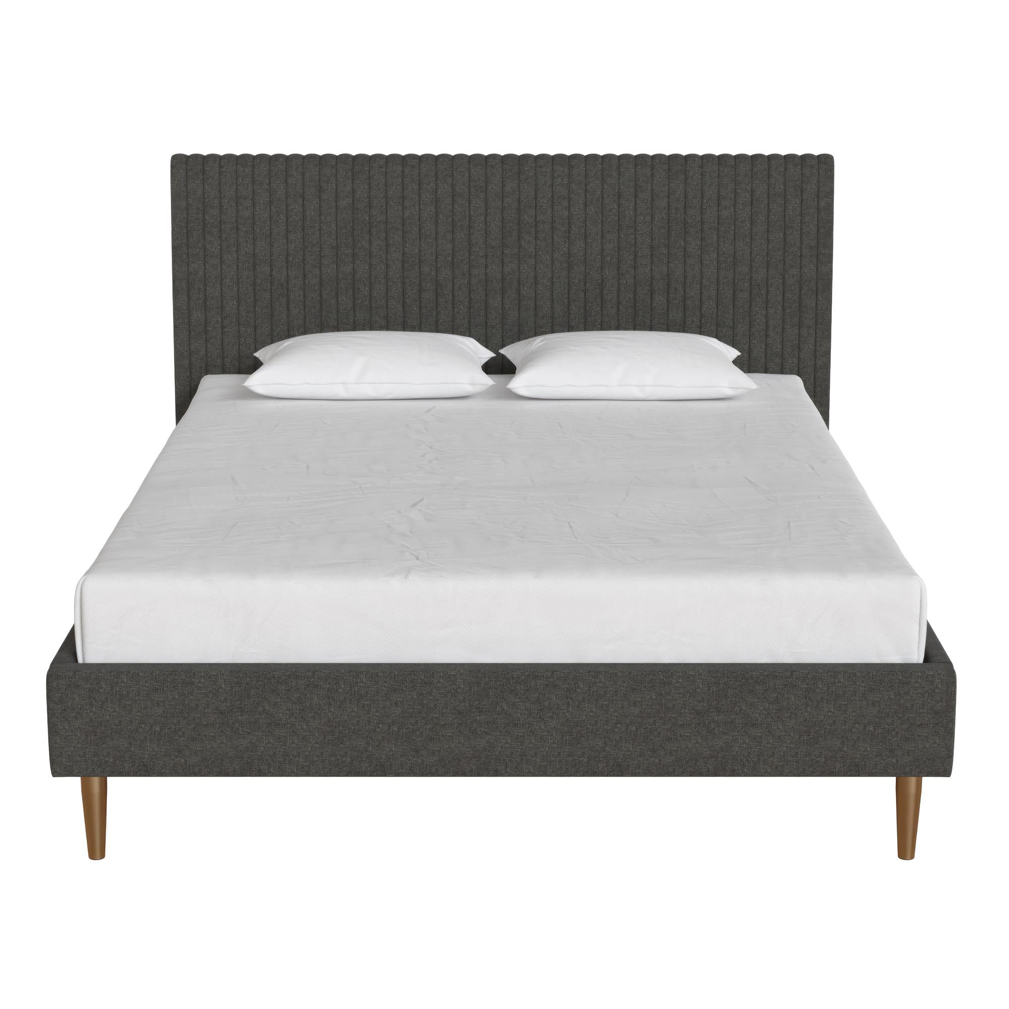 Mr. Kate Daphne Upholstered Bed - Dark Gray - Queen