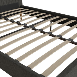 Mr. Kate Daphne Upholstered Bed - Dark Gray - Queen