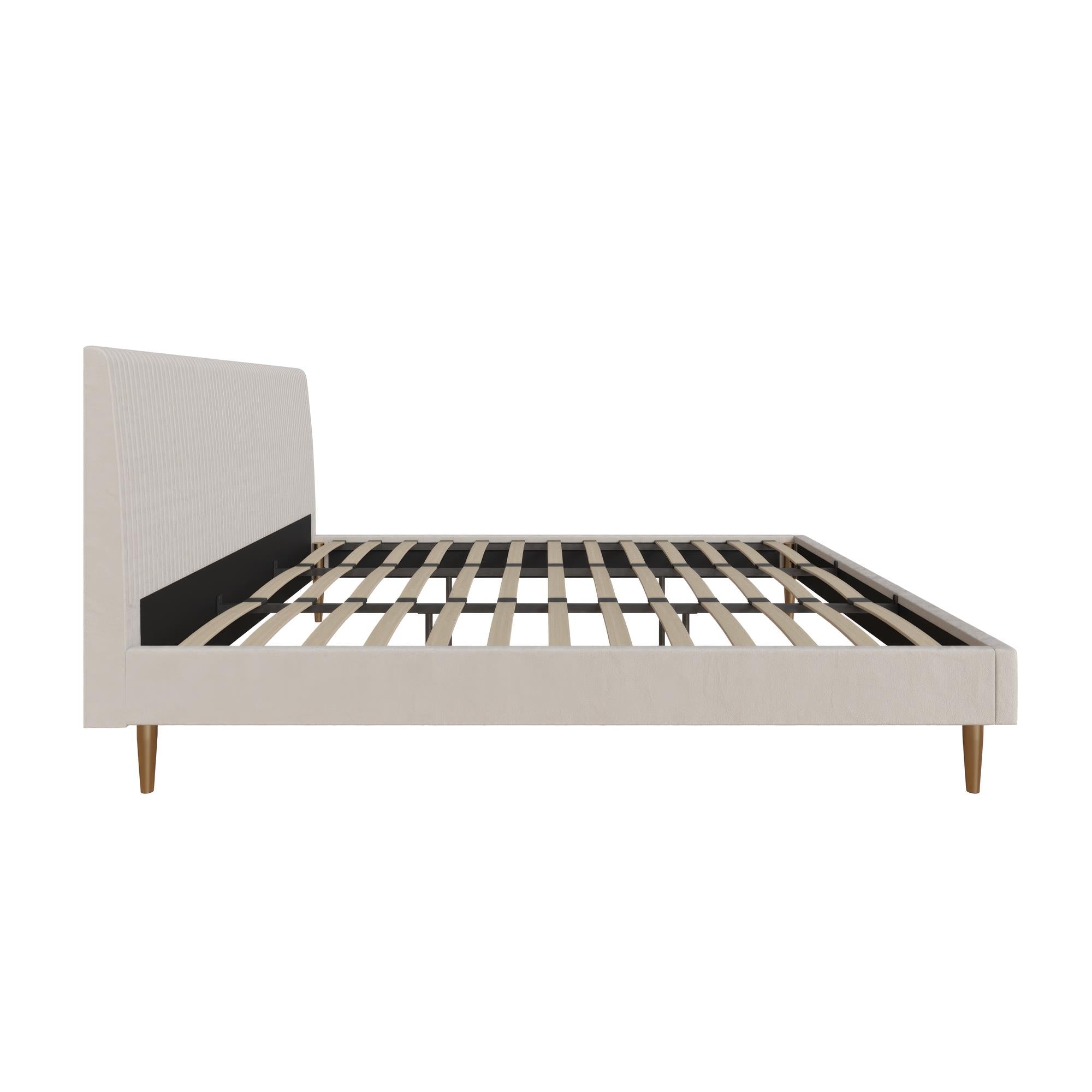 Mr. Kate Daphne Upholstered Bed - Ivory - King