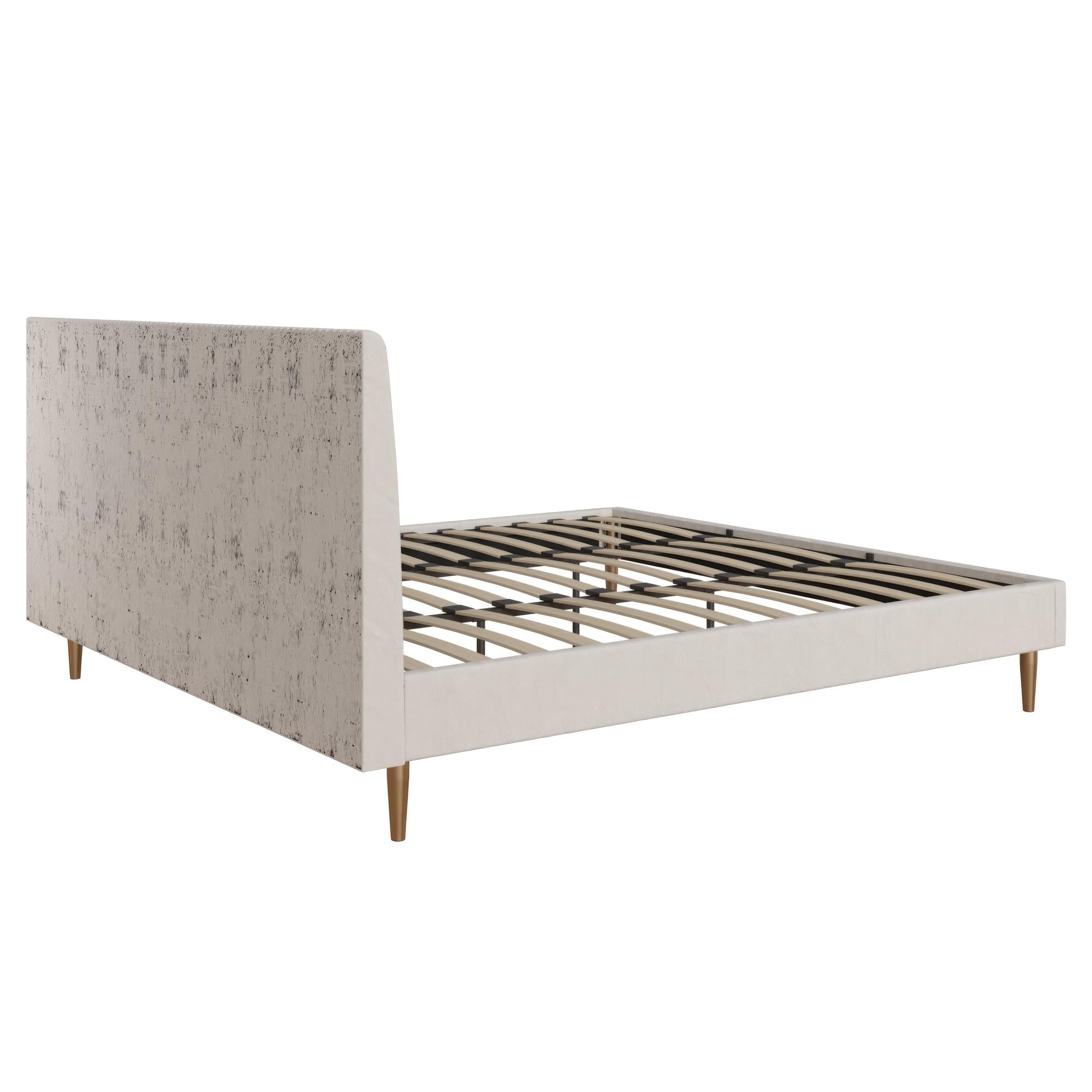Mr. Kate Daphne Upholstered Bed - Ivory - King