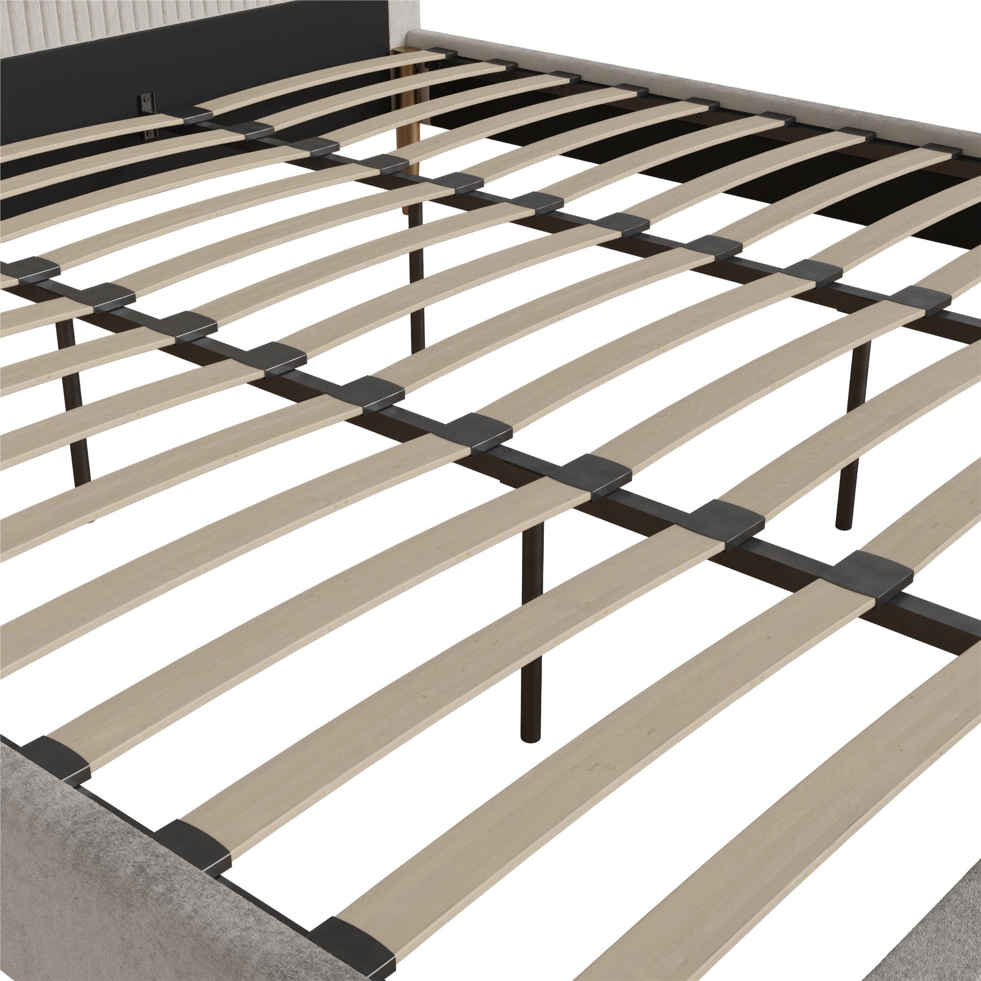 Mr. Kate Daphne Upholstered Bed - Ivory - King