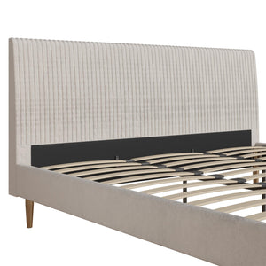 Mr. Kate Daphne Upholstered Bed - Ivory - King
