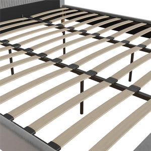 Mr. Kate Daphne Upholstered Bed - Light Gray - King
