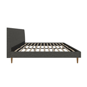 Mr. Kate Daphne Upholstered Bed - Dark Gray - King