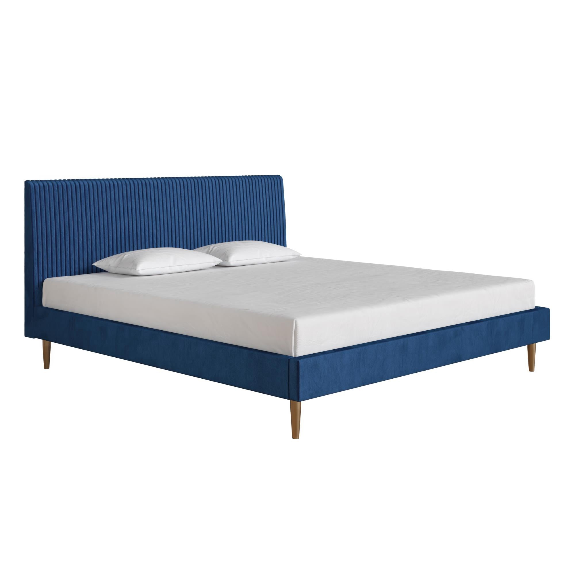 Mr. Kate Daphne Upholstered Bed - Blue - King