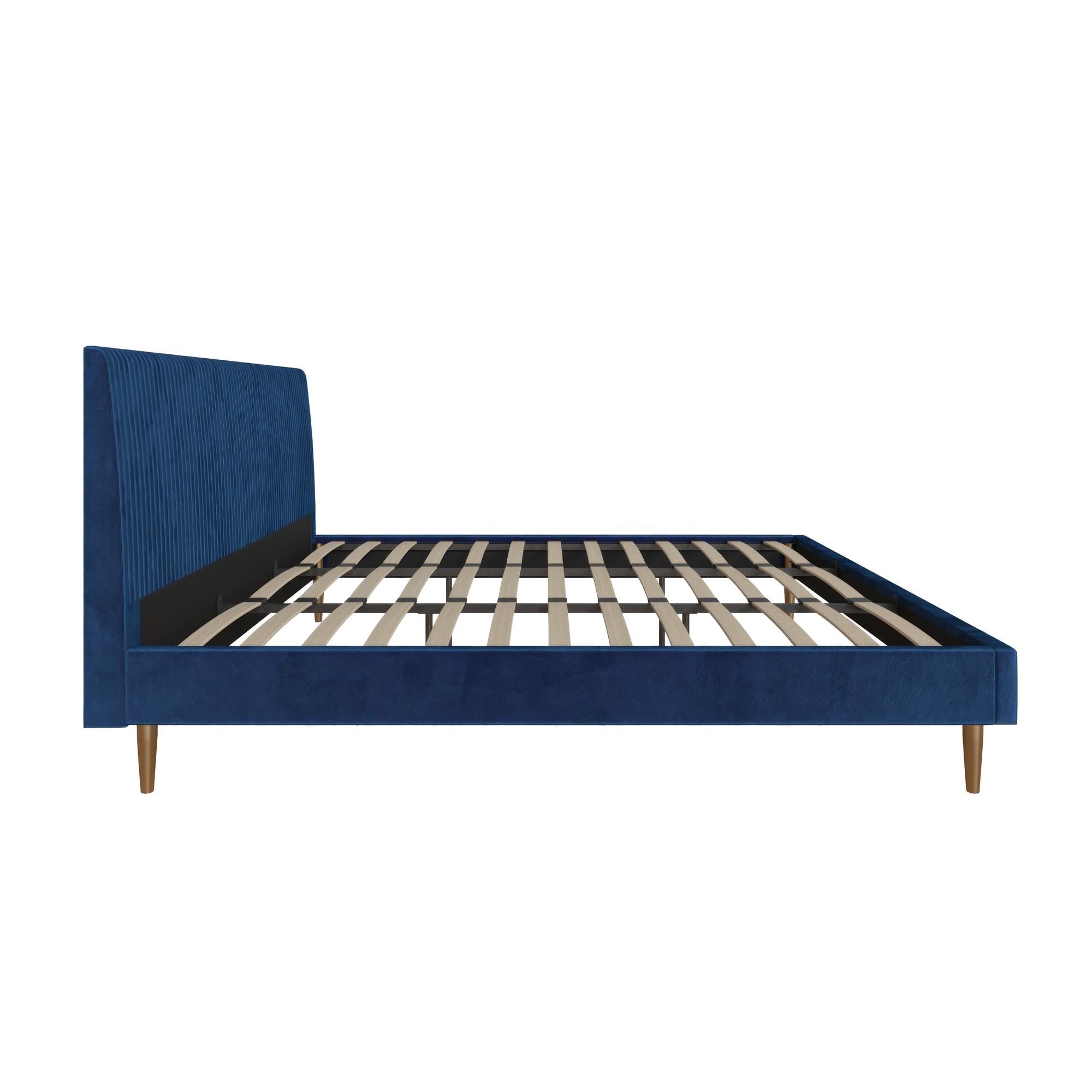 Mr. Kate Daphne Upholstered Bed - Blue - King