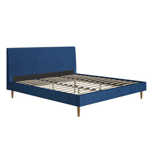 Mr. Kate Daphne Upholstered Bed - Blue - King