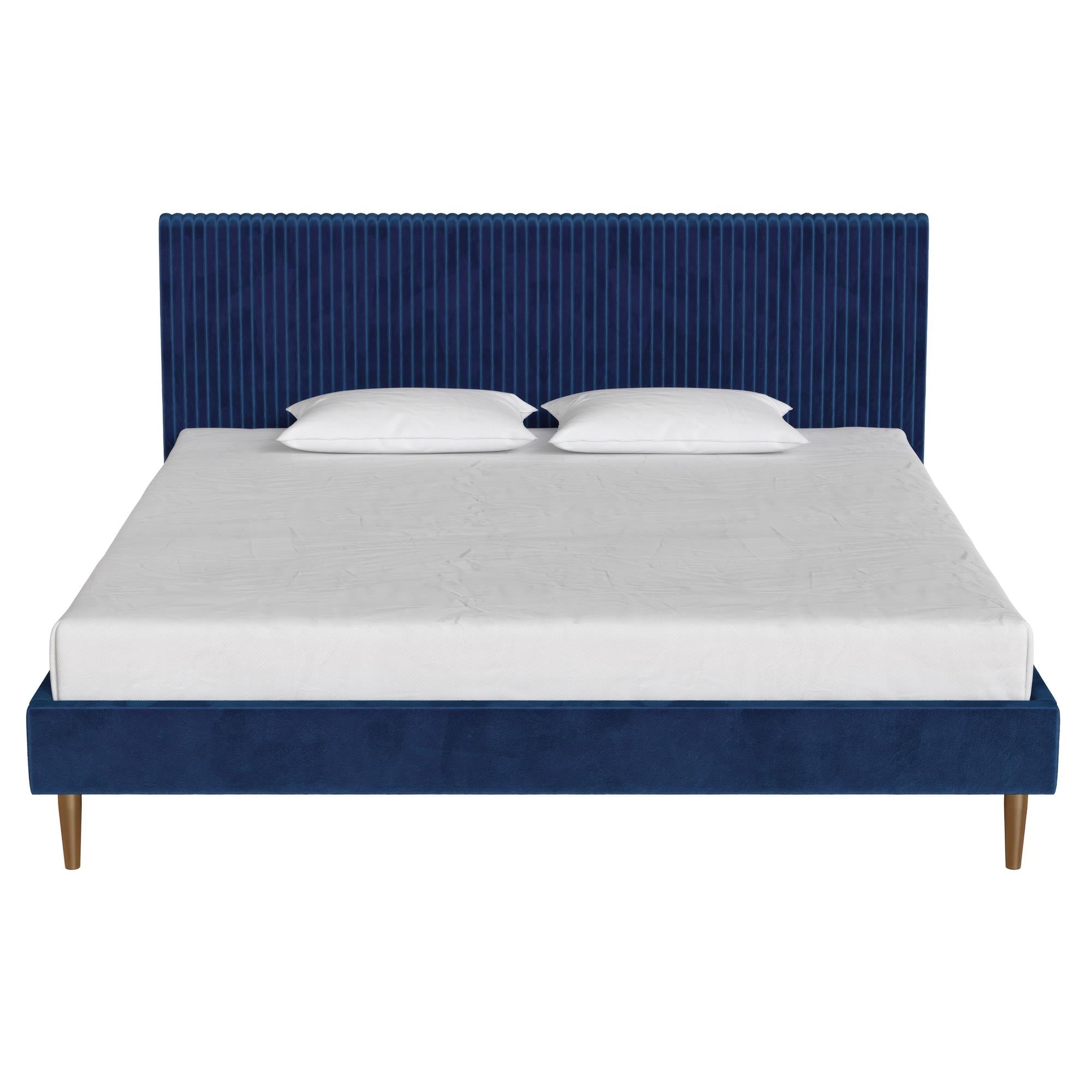 Mr. Kate Daphne Upholstered Bed - Blue - King