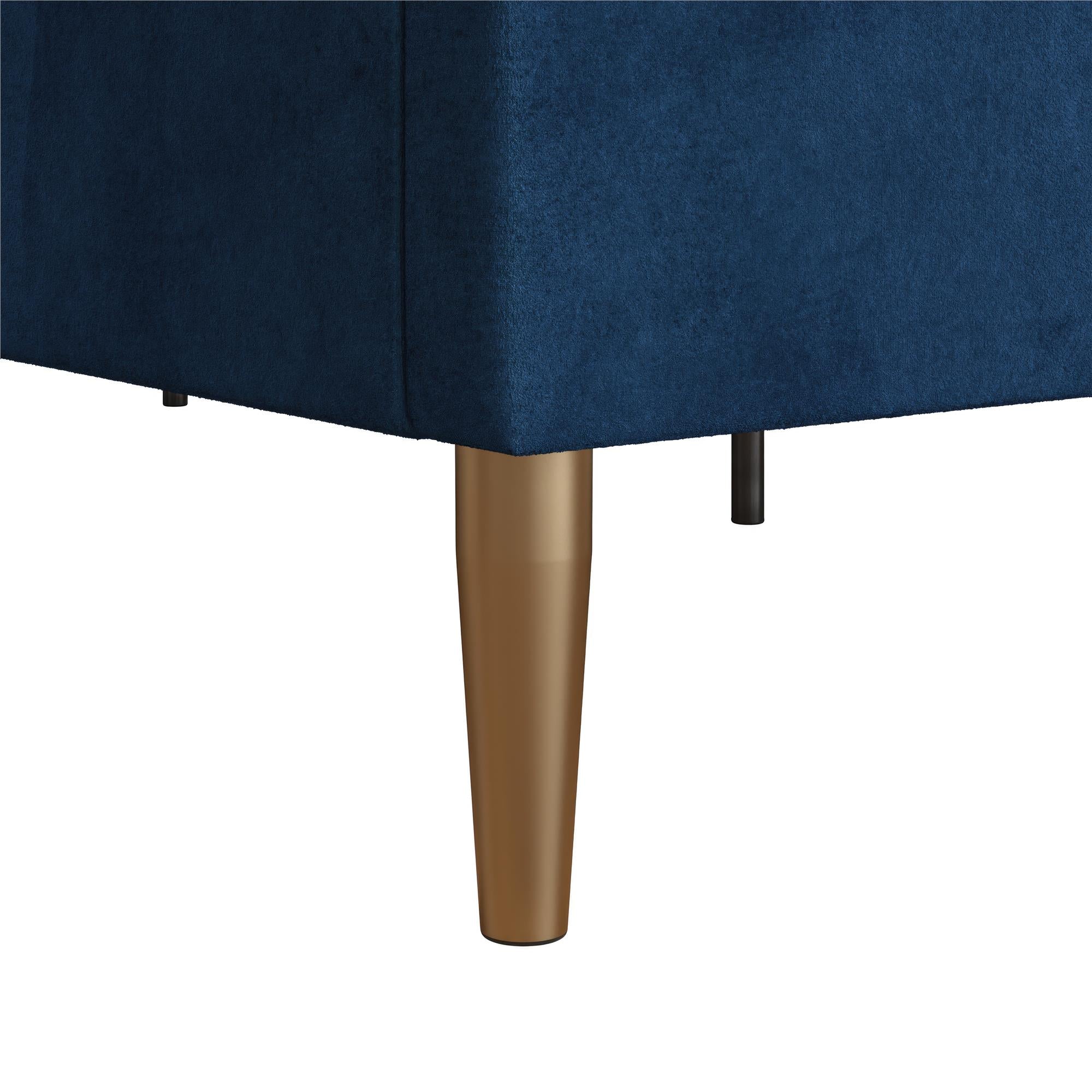 Mr. Kate Daphne Upholstered Bed - Blue - King