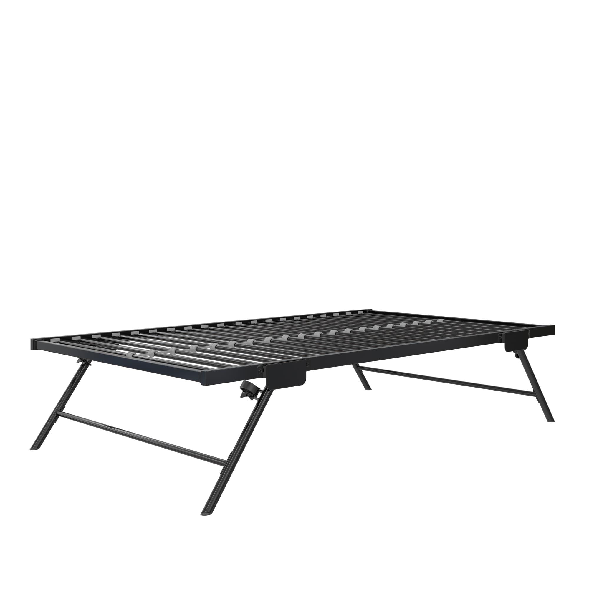 DHP Oddny Metal Daybed with Pop Up Trundle Bed - Black - Twin