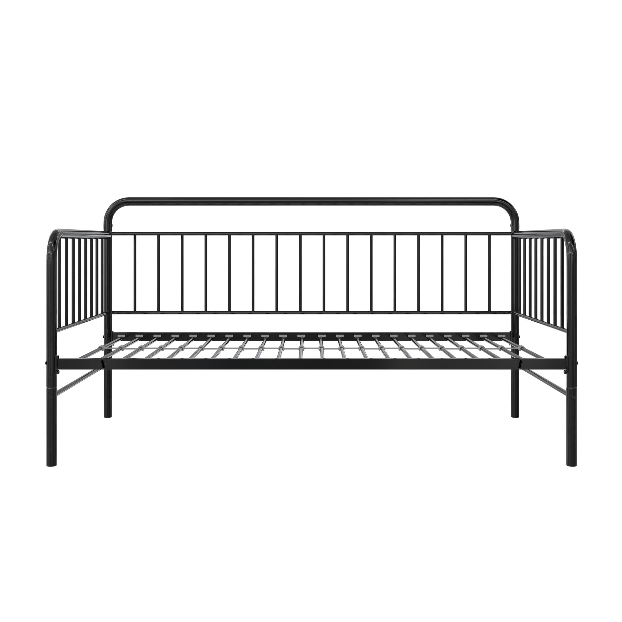 DHP Oddny Metal Daybed with Pop Up Trundle Bed - Black - Twin