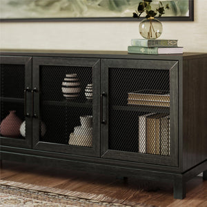 Mr. Kate Tess TV Stand for TVs up to 65" - Black Oak