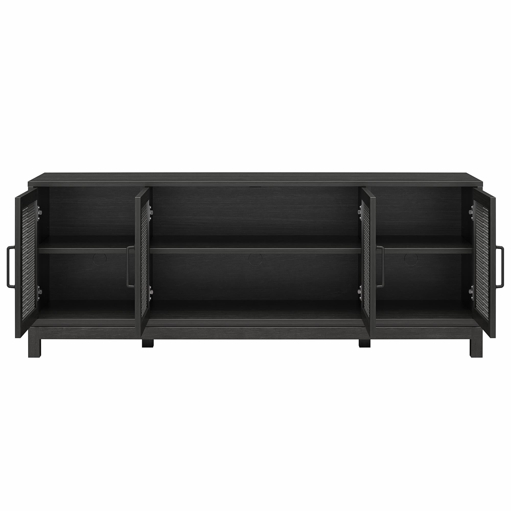 Mr. Kate Tess TV Stand for TVs up to 65" - Black Oak