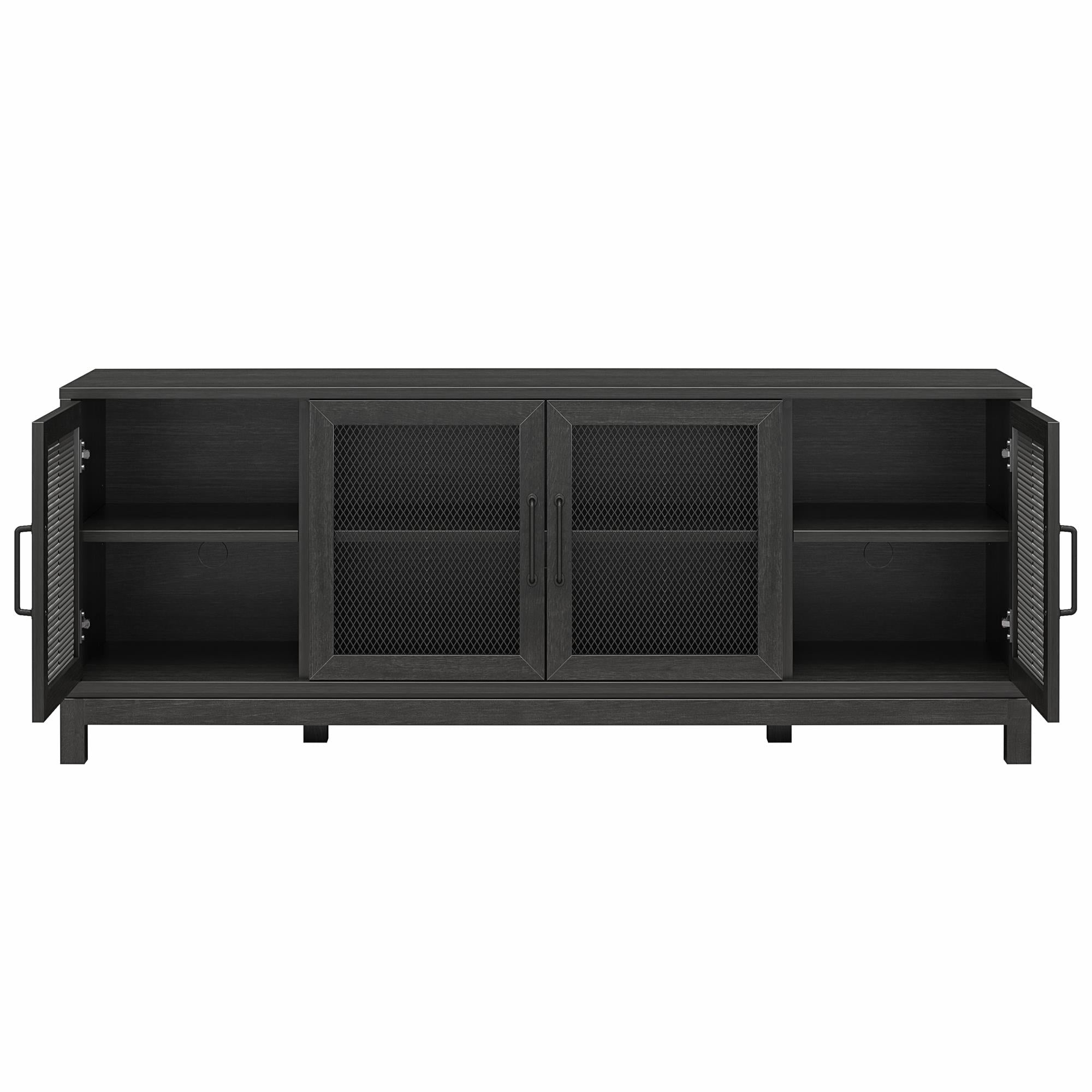 Mr. Kate Tess TV Stand for TVs up to 65" - Black Oak