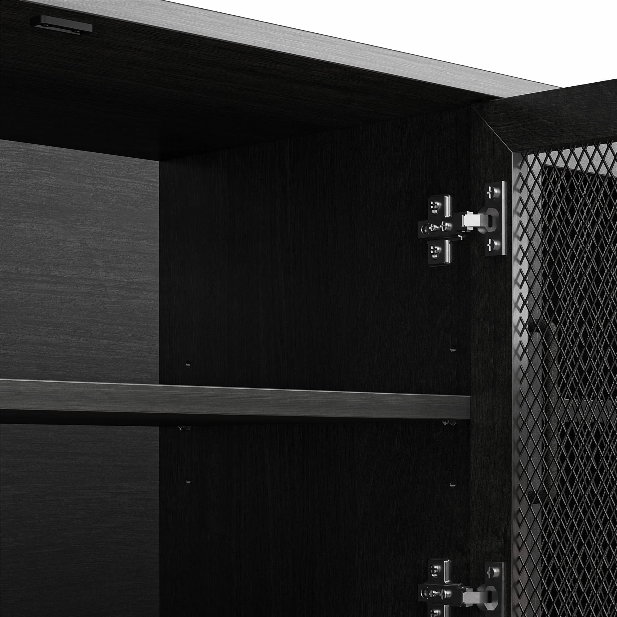 Mr. Kate Tess TV Stand for TVs up to 65" - Black Oak