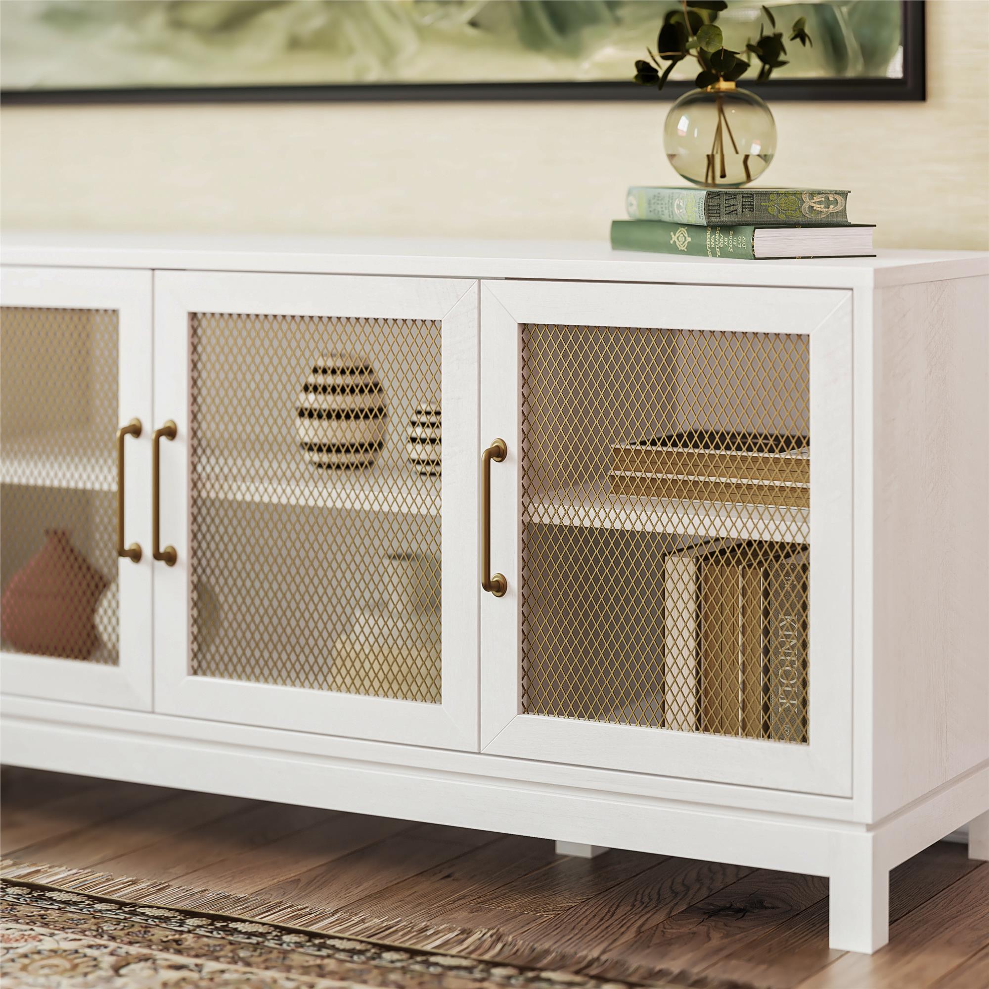 Mr. Kate Tess TV Stand for TVs up to 65" - Ivory Oak